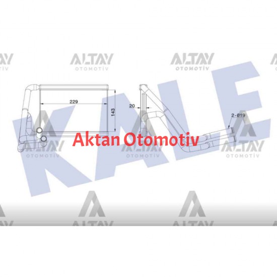 RADYATÖR KALORİFER IX-35 10-15 / SPORTAGE 11-15