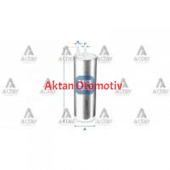 YAKIT FİLTRESİ (MAZOT) TRANSPORTER T5 / T6 08= AXD-CAAA-CAAB-CAAC 2.0 TDİ-2.5 TDİ 2 ÇIKIŞLI