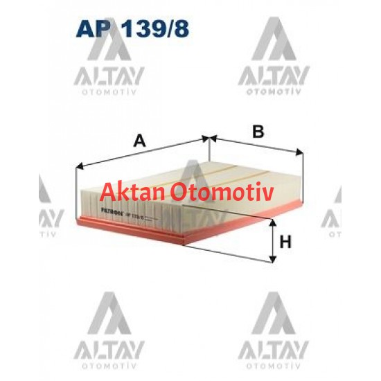 HAVA FİLTRESİ PASSAT / TİGUAN / ARTEON / KODIAQ 16= 2.0 TDI CUAA