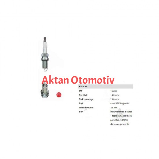ATEŞLEME BUJİSİ İRİDYUM MAZDA 2 08-11 1.3 1.5 / MAZDA-3 08-11 1.6 (IFR5E13)