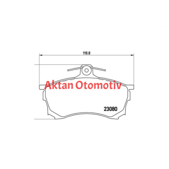 FREN BALATA CARISMA  96-01 1.6 ÖN