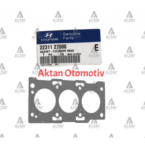 SİLİNDİR KAPAK CONTASI ACCENT 03-06 1.5 / GETZ 03-06 / D3EA DİZEL 1.10mm ÇELİK