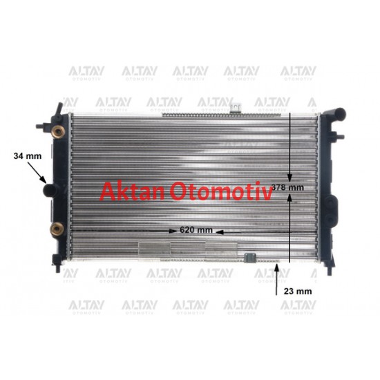 RADYATÖR SU VECTRA A    88-95 / 1.6-1.8-2.0 A-T