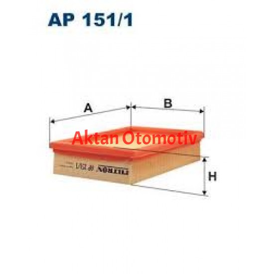 HAVA FİLTRESİ  COURIER / FIESTA III  1.8 D 89-02