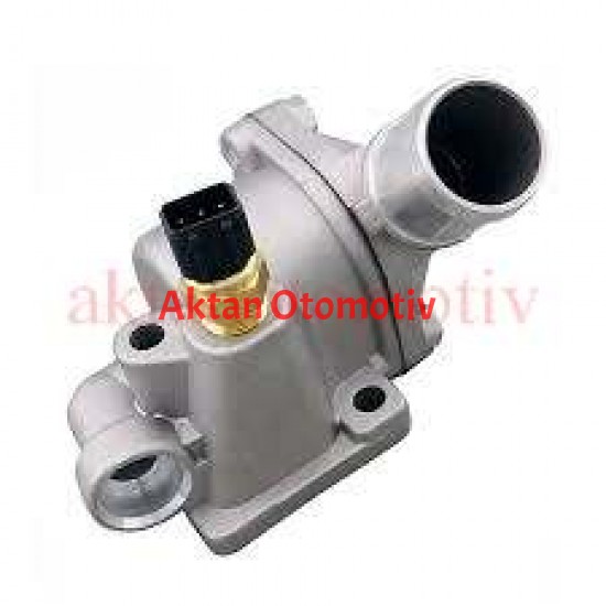 TERMOSTAT KAPAK KOMPLE (MÜŞÜR DAHİL) ALT ÜST ACCENT 00-06 / GETZ BENZİNLİ 1.3