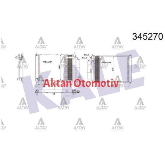 RADYATÖR SU MICRA 03-10 / 1.0-1.2-1.4 (KLİMA İLE BİRLİKTE MODÜL) M-T
