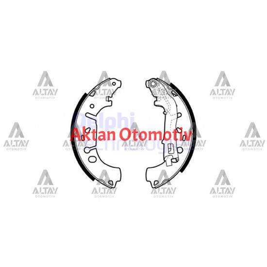 FREN BALATA LINEA-FIORINO-BIPPER-NEMO 07= / GRANDE PUNTO 05= 1.4HDI-1.3HDI PABUÇ ARKA