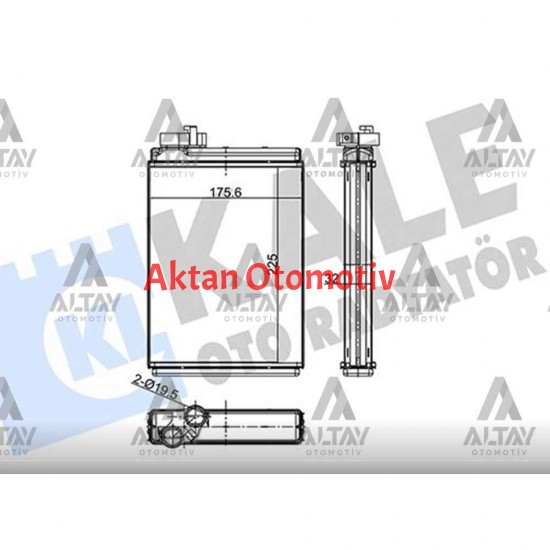 RADYATÖR KALORİFER A4 / A5 / Q5 08-16