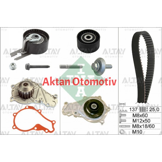 TRIGER SETI + DEVIRDAIM 207 / 308 / 407 / PARTNER TEPEE / FOCUS / CMAX / 1.6 HDI EURO 4 137
DİŞ