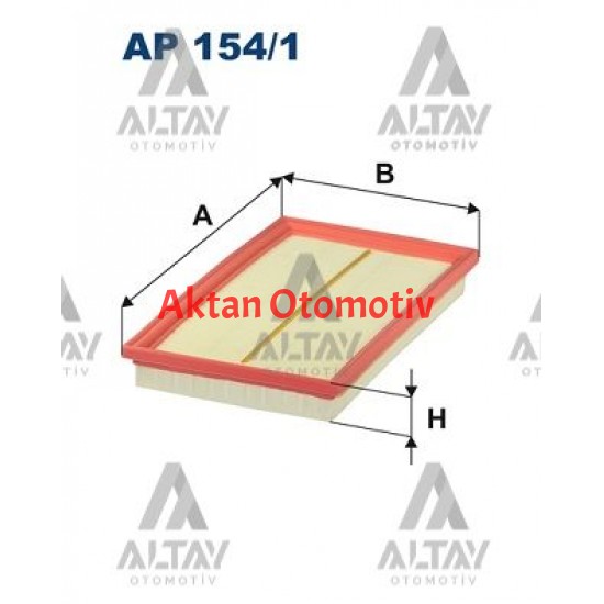 HAVA FILTRESI PRIMERA 96-02 2.0 / 02-07 1.6-2.0 / VANETTE / MAXIMA 2.0 / X-TRAIL / ALMERA 00-06 33mm