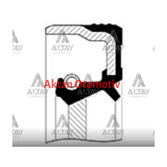 KEÇE KRANK ACCENT 95-06 1.3 - 1.5 ARKA (72x96x9)