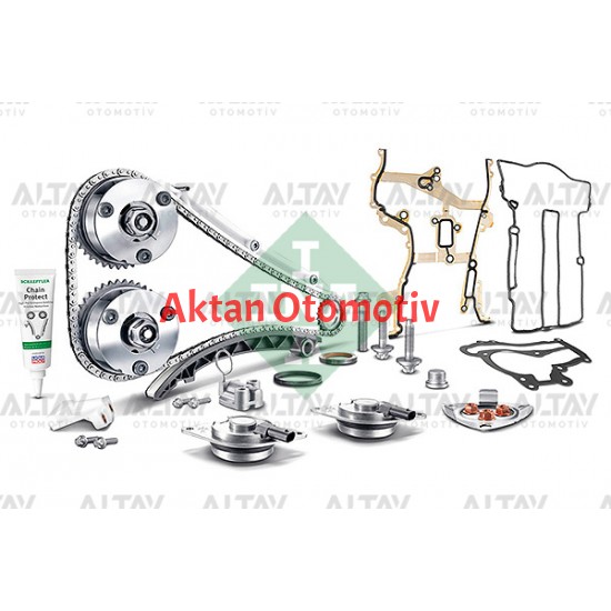 EKSANTRİK ZİNCİR SETİ (DİŞLİLER İÇİNDE) ASTRA J / CORSA D / CORSA E / INSIGNIA A / ADAM / CASCADA / MOKKA / MOKKA X / ZAFIRA C A14XER-B14XER-D14XER-A14XEL-A14NET-B14NET