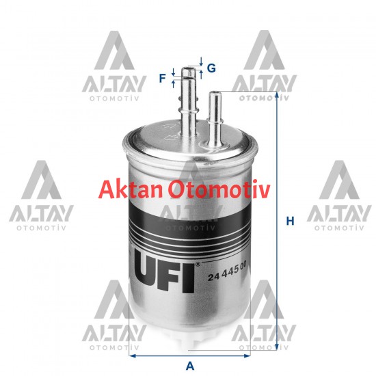 YAKIT FİLTRESİ (MAZOT) BONGO 08= 2.9 / ACTYON 08= / KYRON 08= / REXTON CONNECT 02-14 90PS 1.8TDCI