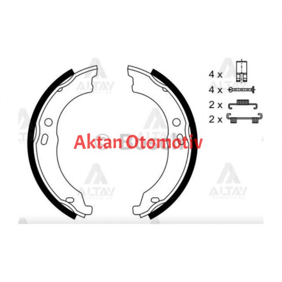 FREN BALATA EL DUCATO 06= / BOXER 06= / JUMPER 06= PABUÇ YAY TAKIMLI