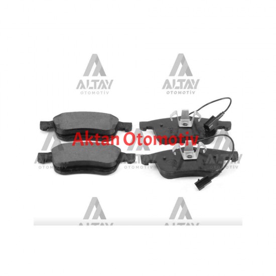 FREN BALATA DOBLO 10= / DOBLO MAXI 10= / COMBO D 12= (ÇİFT FİŞLİ 215mm) ÖN