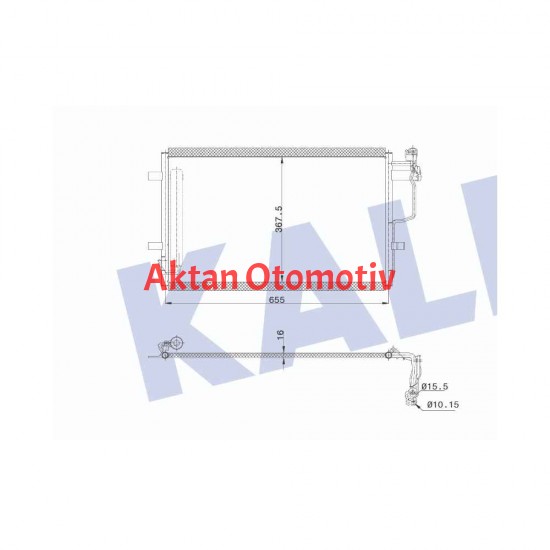 RADYATÖR KLİMA MAZDA 3 09-14