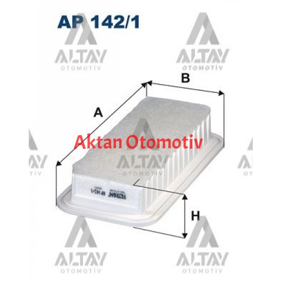 HAVA FİLTRESİ YARIS  99-11 / SIRION 05=1.0 / 107 05=1.0