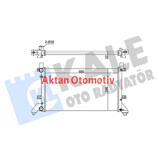 RADYATÖR SU LT35 96-06 ANJ-AVR-AHD-ATA-BCQ 2.5 TDİ-2.8 TDI MEKANİK