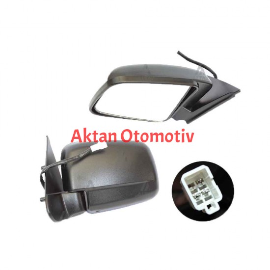 AYNA DIŞ DİKİZ B-2500 00-06 ELEKTRİKLİ SİYAH SOL