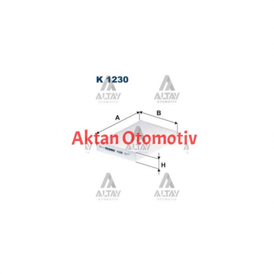 POLEN FİLTRESİ JUKE 10= / FLUANCE 10= / PULSAR 16= KARBONSUZ