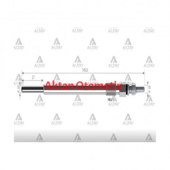 KIZDIRMA BUJİSİ (ISITMA) COLT 1.5 DI-D / SMART FORFOUR 1.5 CDI 11.5V.