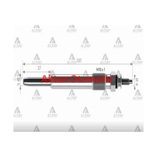 KIZDIRMA BUJİSİ (ISITMA) GRAND VITARA / PARTNER / BERLINGO / C4 / C5 2.0 HDI / 11V.