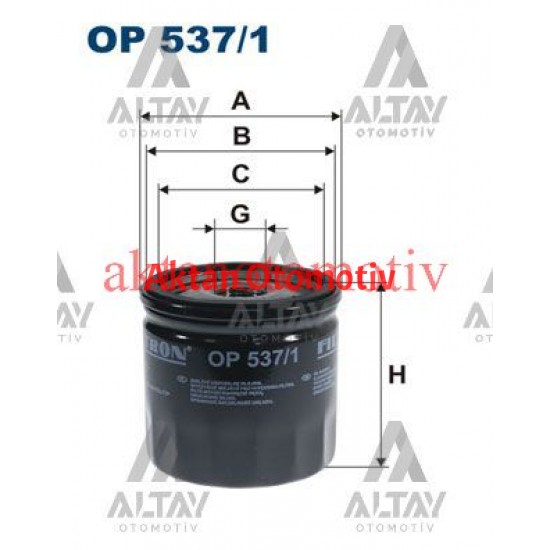 YAĞ FİLTRESİ MAREA / PALIO / BRAVA / BRAVO / STILO 98= 1.6-1.9-2.0