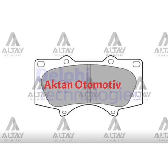 FREN BALATA HILUX REVO 15= / PAJERO 07= / HILUX 05-08 / LAND CRUISER 02-08 ÖN