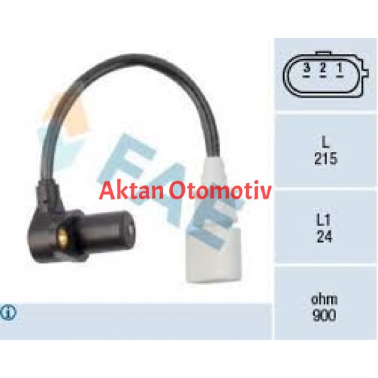 SENSÖR KRANK DEVİR GOLF4 / GOLF5 / BORA / JETTA / A3 / LEON 97-08 AKL-BSE-BFQ-BGU 1.6