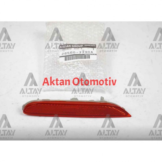 REFLEKTÖR TAMPON QASHQAI ARKA 11-20 SAĞ