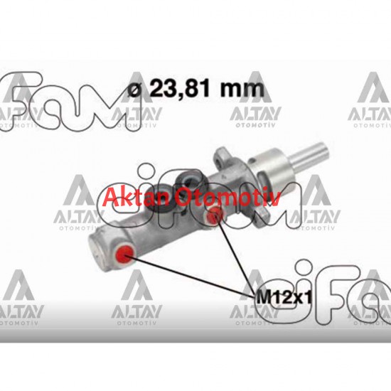 FREN ANA MERKEZ MASTER II 03-10 ALUMİNYUM 23,8mm