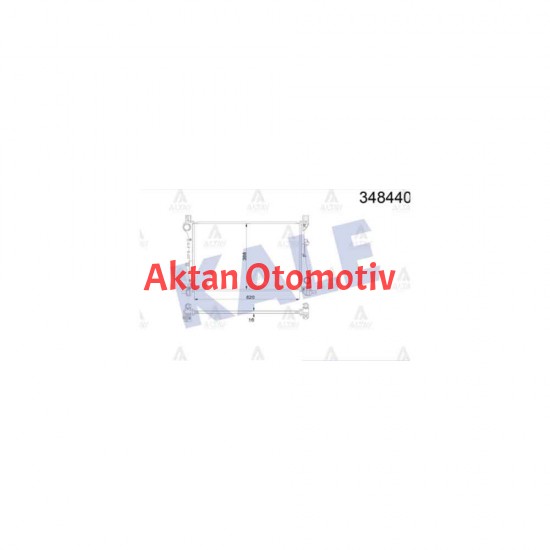 RADYATÖR SU EGEA 15= / 1.3 JTD-1.6 JTD M-T 621X416X34 BRAZING