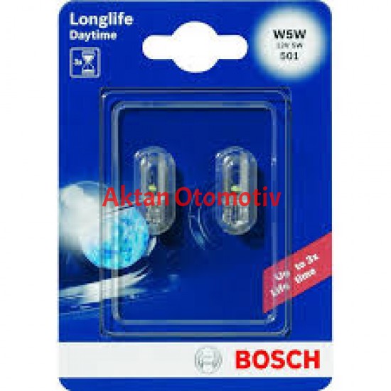 AMPUL - LONGLİFE DAYTİME - 12 V - W5W - 5 W - W2,1X9,5D