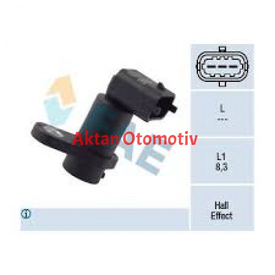 SENSÖR EKSANTRİK DEVİR ASTRA G / ASTRA H / MERIVA A / VECTRA C / ZAFIRA B Z16XEP