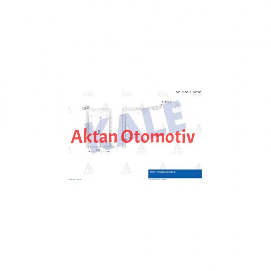 RADYATÖR KALORİFER ACCENT 06-11 ERA BRAZING