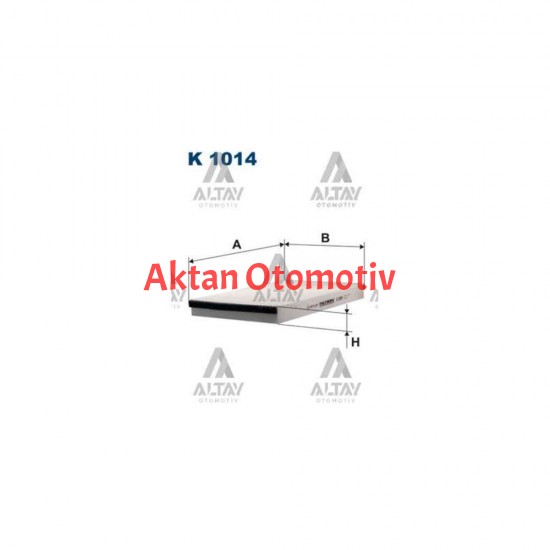 POLEN FİLTRESİ ASTRA G / ASTRA H / ZAFIRA A 98= KARBONSUZ