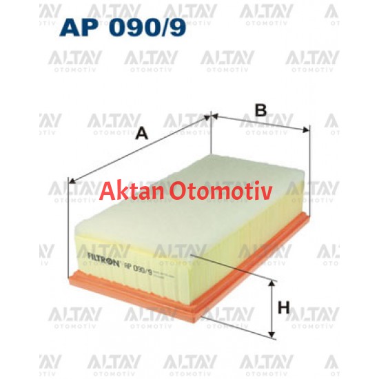 HAVA FİLTRESİ 308 (T9) / 3008 / 5008 2.0 HDI 13=