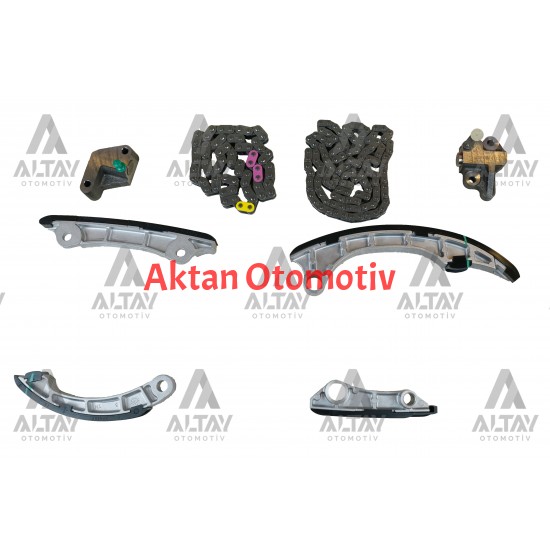 EKSANTRİK ZİNCİR SETİ HILUX 14-20 GUN125 - GUN126 - GUN135 / 2.4cc - 2.8cc / 1GDFTV - 2GDFTV (8 PARÇA) (135660E010 HARİÇ)