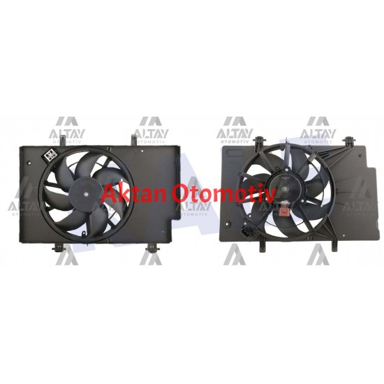 FAN RADYATÖR FIESTA VI 08-12 / B-MAX 12= / COURIER 1.25-1.4-1.4 TDCI-1.5 TDCI-1.6 TDCI-1.6 DAVLUMBAZLI +AC KIRMIZI SOKET 380 W