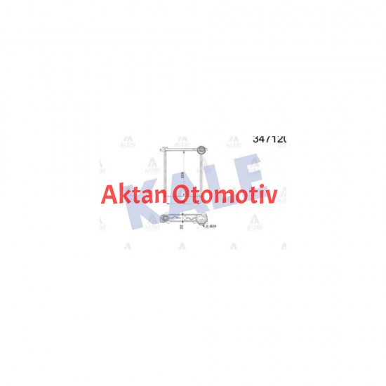 RADYATÖR KALORİFER 308 07-13 / C3 PICASSO 09= / RCZ 10=  BRAZING