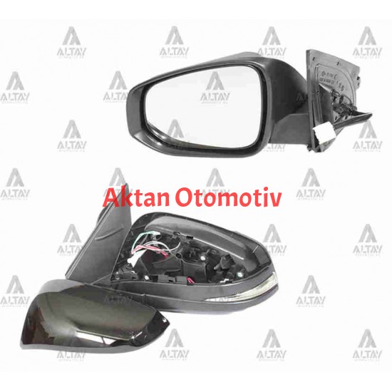 AYNA DIŞ DİKİZ RAV-4 13-18 ELEKTRİKLİ ISITMALI SİNYALLİ OTOMATİK KATLANIR SOL