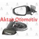 AYNA DIŞ DİKİZ RAV-4 13-18 ELEKTRİKLİ ISITMALI SİNYALLİ OTOMATİK KATLANIR SOL