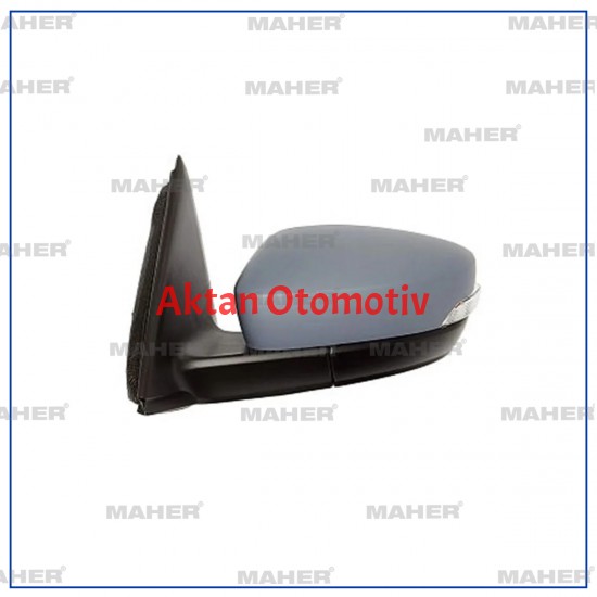 AYNA DIŞ DİKİZ FABİA 15= ELEKTRİKLİ,ISITMALI, SİNYALLİ ASTARLI, SOL