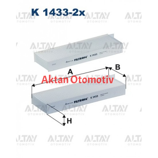 POLEN FİLTRESİ 2008 (P24E) / 208 (P21E) / CORSA F / C4 (C41) 20=