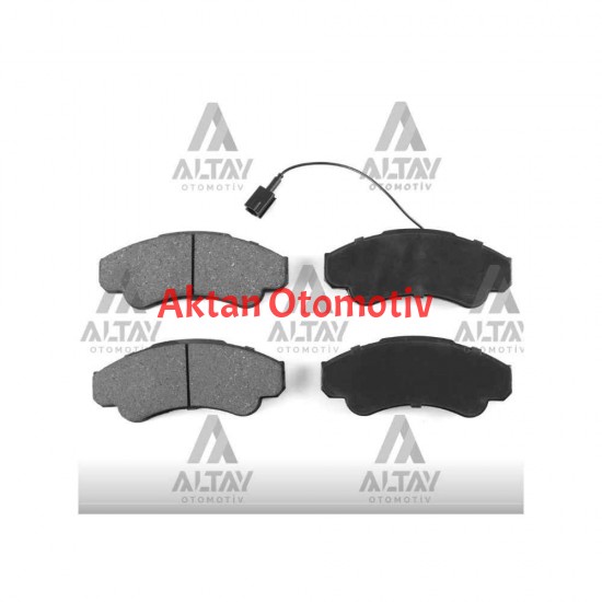 FREN BALATA DUCATO 02-06 / JUMPER II 02-06 / BOXER II 02-06 (FİŞLİ UZUNLUK 164.6mm) ÖN