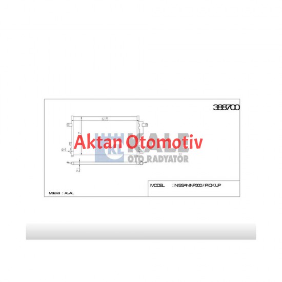 RADYATÖR KLİMA PICKUP 98-02 D22