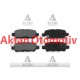 FREN BALATA X-TRAIL 01= / QASHQAI 07-13 / VITARA 06-13 / RENAULT KOLEOS / JUKE 08-17 DİSK ARKA