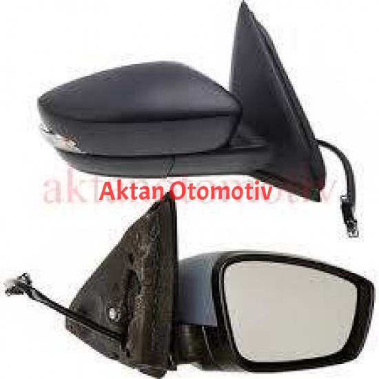 AYNA DIŞ DİKİZ FABİA 15= ELEKTRİKLİ,ISITMALI, SİNYALLİ ASTARLI, SAĞ