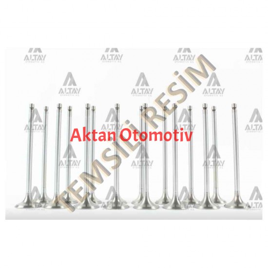 SUPAP TAKIM 323 1.8 16V LANTIS (IN-8 ÖLÇÜ:33x6x102 / EX-8 ÖLÇÜ:28.1x6x101.5)