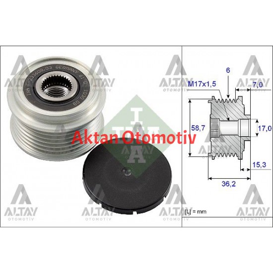 KASNAK ŞARJ DİNAMO CONNECT  02-13 1.8TDCI